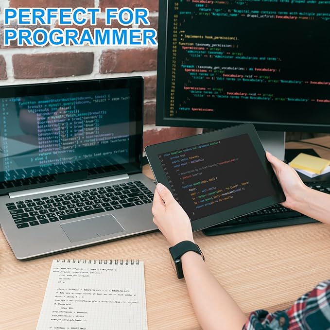 2 Pack Graph Paper Spiral Notepad A5 Top Wirebound Notepad Grid Notebook Steno Pads Memo Notebook Grid Paper 140 Pages for Writing Sketching Drawing Office Supplies (Light Blue)