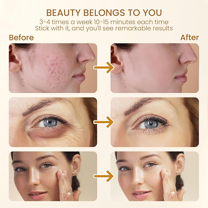 Red Light Therapy for Body, 7 Colors LED Red Light Therapy Lamp with Stand for Face, Knee, Back