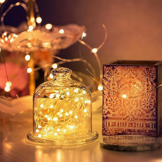 2Pack Each 66Ft 200 LED Fairy Lights Plug in with Remote, Waterproof String Lights Outdoor & Indoor, String Lights 8 Modes with Timer, Twinkle Light for Girl's Room Christmas Decorations (Warm White)