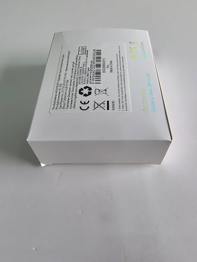 Digital Dual Kitchen Timer, 3 Channels Countdown Triple Timer for Cooking, Magnetic Memory-Preset Large-Display Adjustable Alarm Volume, Multi Times Management, 3A Battery Included, Green