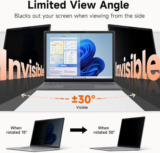 Mamol Upgrade Privacy Screen for Microsoft Surface Pro 11/10/9/8/X -13 inch, Fully Removable Anti Glare Blue Light Filter, Anti-Spy Screen Protector