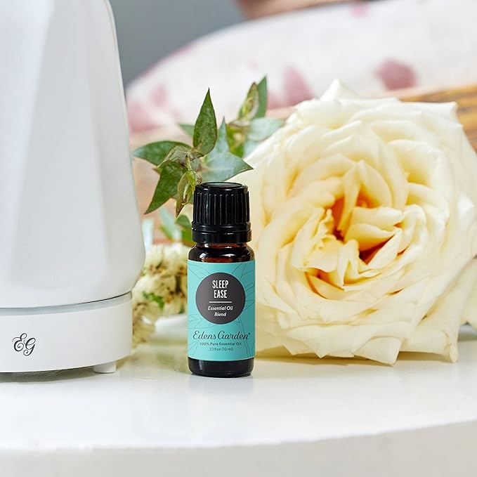 Edens Garden Sleep Ease Essential Oil Blend- 100% Pure Premium Grade, Undiluted, Natural, Therapeutic, Aromatherapy, The Best for Diffusing, Candle, Humidifiers, Kid Safe 10 ml (.33 fl oz)