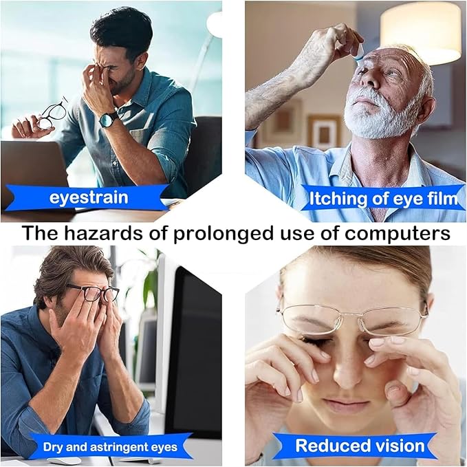 24 Inch 16:10 Widescreen Monitor Hanging Type Computer Privacy Screen Protector Shield, 21.25 Inch X 13.38 Inch, Anti-Peep Data Security PC Monitor Privacy Panel, Anti-Blue Light Protection