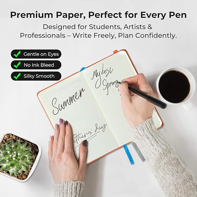 Weekly Monthly 2025-2026 Planner (July 25-Dec 26),6.5"x3.75",18 Months Agenda Plan with Month Tabs & Pocket,Expenses/Note Pages, Academic Calendar with Vegan Leather Cover,Orange