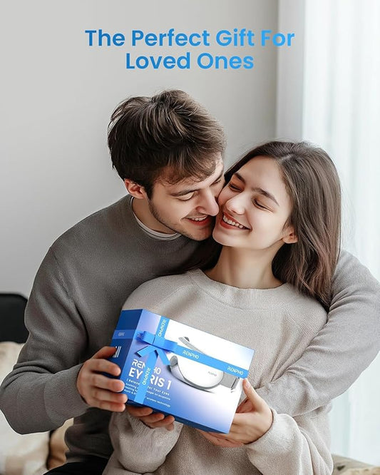 RENPHO Eyeris 1 Eye Massager with Heat, Birthday Gifts Eye Mask for Mom Dad Women Men Her Him, Smart Sleep Mask for Relax, Reduce Strain