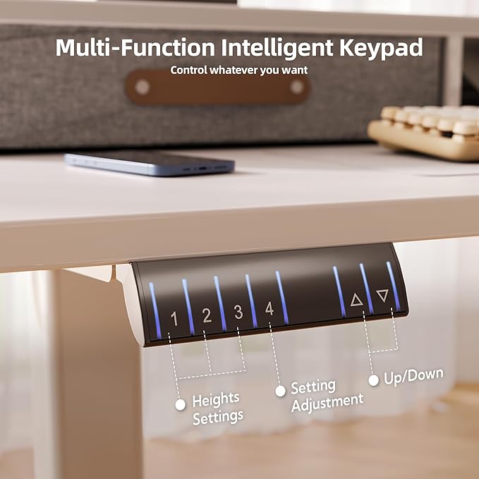 YDN Dual Motor 63" L Shaped Standing Desk with Drawers, Electric Height Adjustable Standing Desk with Monitor Stand & Splice Board, White Frame/White Top