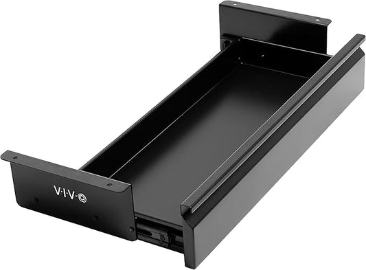 VIVO 22 inch Under Desk Slide Out Drawer Without Shell, Home Office Storage Organizer, Black, DESK-AC03A-22B
