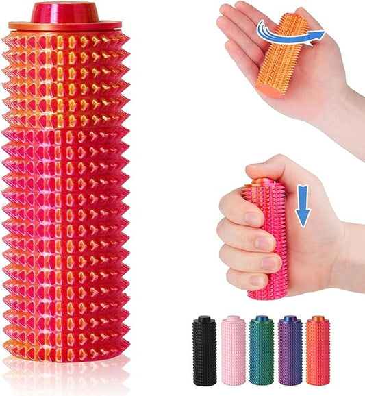 Little Ouchies Fidget Toy, Spike Roller Toy, Adults Pain stim Fidget Toy, Sensory Toy for Anxiety Relief Skin Picking, Press and Rotate Adults Spiky Sensory Toys, Portable ADHD Toys, Novelty Gifts