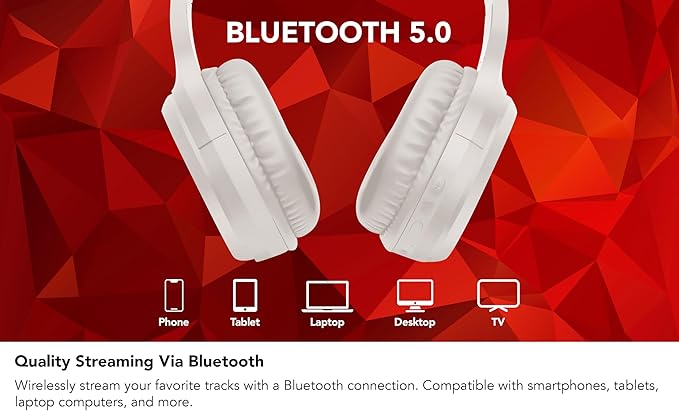 Fisher Active Noise Cancelling Headphones, Over Ear Wireless Bluetooth 5.3 w Microphone, Lightweight Comfortable Headset for Home Travel, 16H Playtime, Rechargeable, Hi-Res Sound Audio, Deep Bass