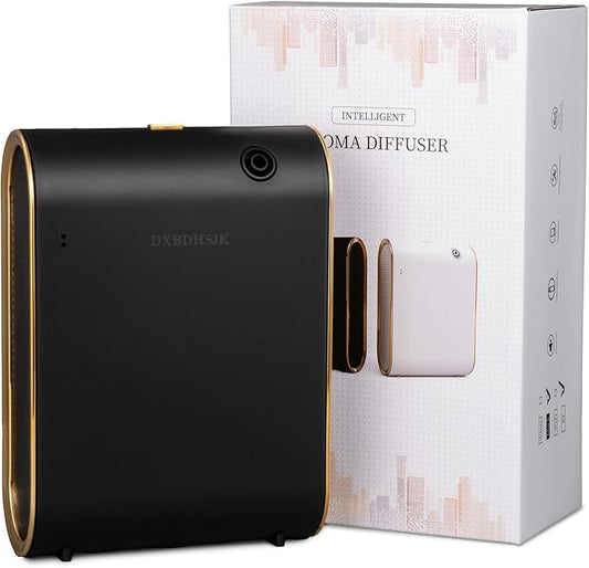 Home Bluetooth Smart Waterless Aromatherapy Machine, Essential Oil Diffuser, with Fragrance Coverage of up to 2000 Square feet, Suitable for Home, Hotel, Restaurant, Office, and spa Center.(Black)