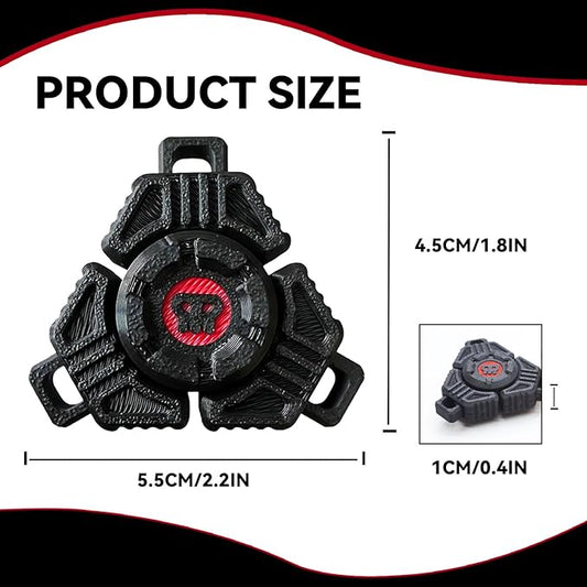 Latest Models 3D Printed Fidget Spinner, Multiple Rotation Modes,Long Spinning, Cool Silent, Small Mini Toys for Anyone Anxiety, Quiet Bearing