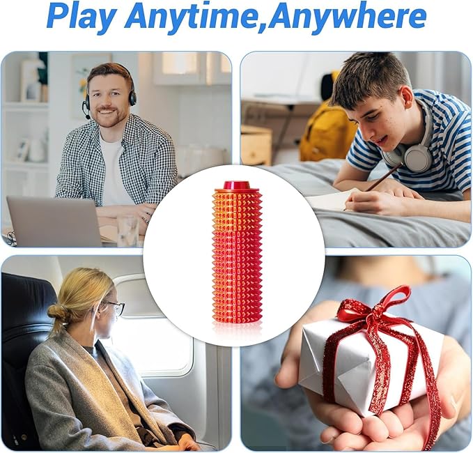 Little Ouchies Fidget Toy, Spike Roller Toy, Adults Pain stim Fidget Toy, Sensory Toy for Anxiety Relief Skin Picking, Press and Rotate Adults Spiky Sensory Toys, Portable ADHD Toys, Novelty Gifts