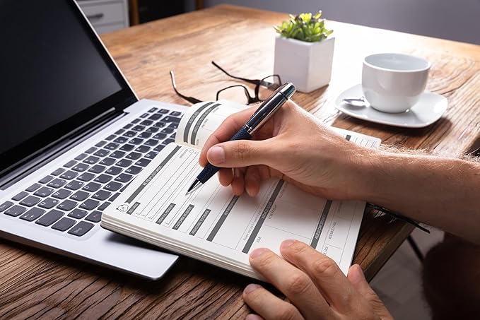 Panda Planner Undated Daily Planner - 90 Day Organization - Productivity For Entrepenuers - Set Goals - Bonus Weekly & Monthly Agenda - Grey - Hardcover