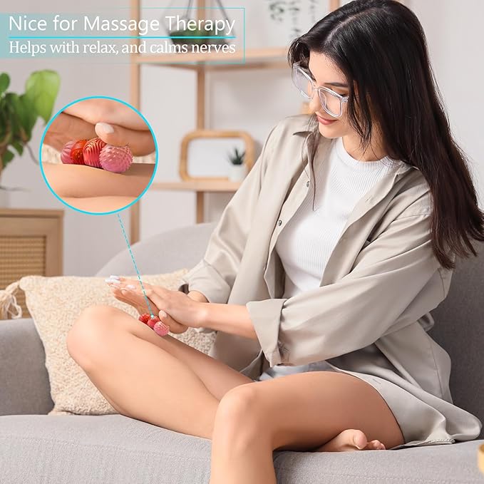 Silicone Magnetic Balls Fidget Toys for Adults & Teens,4PCS Stress Relief Sensory Toys for Autism ADHD Anxiety,Fun Textures Gadgets,Office Desk Toy,Stocking Stuffers for Men Women Teen Gifts