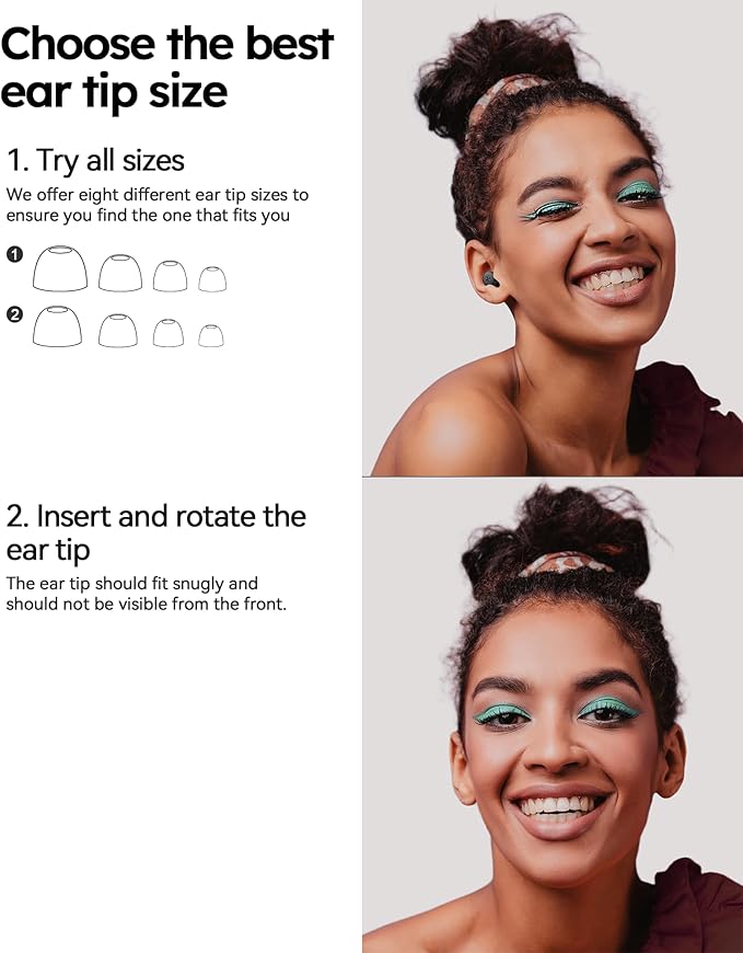 45dB Ear Plugs for Sleeping 0.1oz Ultra-Comfy Noise Cancelling Ear Plugs for Concerts, Deep Focus, Travel, Noise Reduction Ear Plug with 8 Ear Tips Reusable Earplugs with Carry Case Black