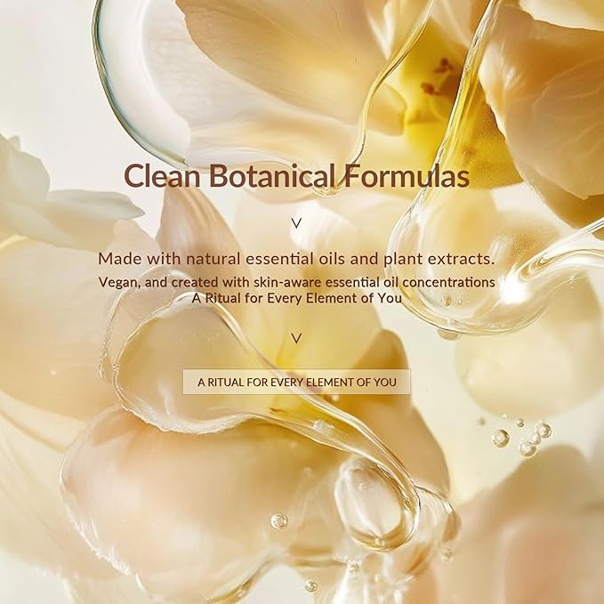 Essential Oil Roller Set – 5-Element Aromatherapy for Women – Botanical Skin & Mood Rituals with Squalane & Vitamin E – Calm, Clarity, Energy, Balance & Glow – 0.5 Fl Oz (Pack of 5)