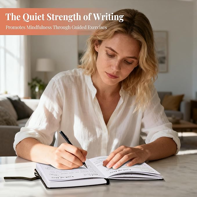 Tayri End of Day Journal - The Five Minute Mind Journal for Men and Women 2025, Daily Guided Journal With Prompts for Gratitude, Self Reflection, Mindfulness, Productivity & Personal Growth