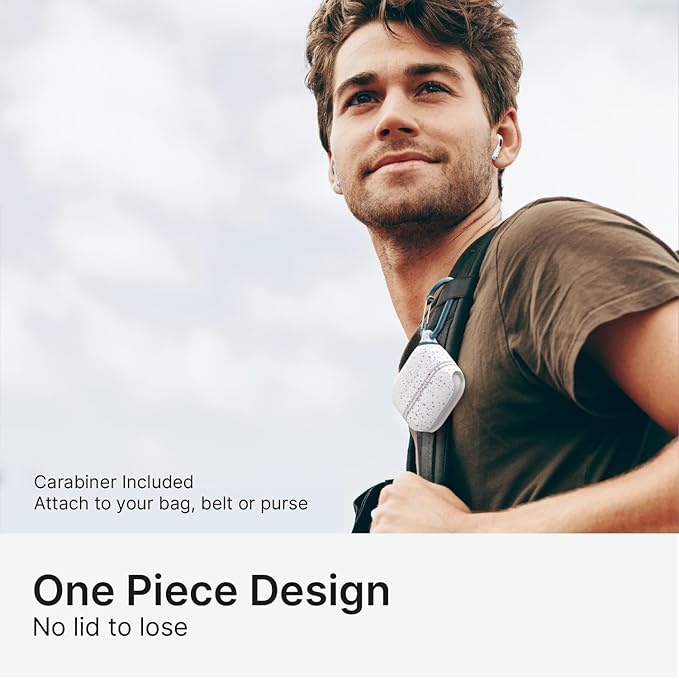 Catalyst Waterproof Case for AirPods Pro 2nd Generation and AirPods Pro 1st Generation - Wireless and USB-C Charging Compatible, One Piece Design, High Drop Protection Case with Lanyard