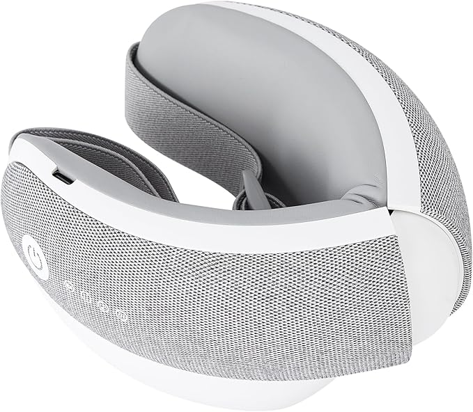 Eye Massager & Bluetooth Heat Sleep mask,Parents Gift Sets |with Storage Bag & Greeting Card | Migraine Relief,Relaxation,Bedtime Stress Relief | White Noise,3D airbag kneading| Smart Head Massager