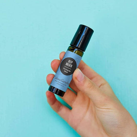 Edens Garden Deep Breath Essential Oil Roll-On Blend- 100% Pure Premium Grade, Natural, Therapeutic, Aromatherapy, Kid & Skin Safe, The Best for Wellness, Relaxation Pre-Diluted 10 ml (.33 fl oz)