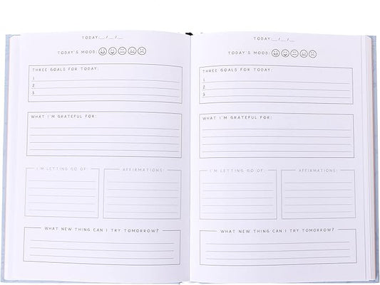 Graphique Self Care Journal | Manifest Design | Affirmations, Goals, Reflections | Guided Notebook with Prompts | Daily Mindfulness Planner | Gift for Women | 256 Pages | 6” x 8”