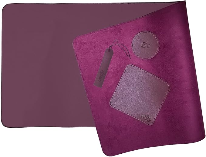 Iconic Pro Solo Trading Card Game Mat | 24"x14" | Carrying Tube Included | Non-Slip Base (40”x16”, Gift MAT -MAHAGANY)