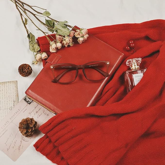 Cyxus Blue Light Glasses for Men Women Reduce Eye Strain UV Blocking for Computer Screen 8082