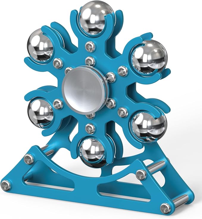 Desk-Fidget-Toys Ferris-Wheels-Spinner: Metal Kinetic-Fidget-Spinner 4mins, EDC-Toy Cool-Gadgets for School Office Christmas, ADHD Tools Gift Cool-Stuff Stress Relief Gift for Kid Children Teen Adult