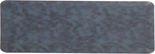 Mabel Home Anti Fatigue Floor Mat- 3 Size(20x32 & 20x39 & 24x70),16 Colors - Standing Desk Mat-Kitchen Floor Mat-Stain ResistantHome Non-Slip Bottom, Extra Soft (Blue, 24" x 70")