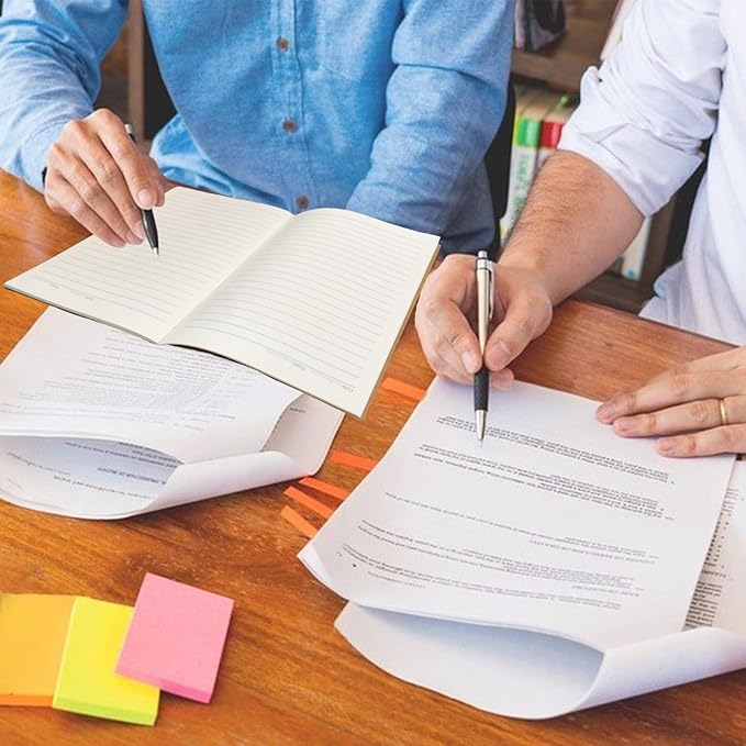 7 Pack Kraft Paper Notebook Journals A5 Journal Softcover Ruled Lined Journals Notebooks Bulk for Kids Student Writing Sketch Travel Journal Office