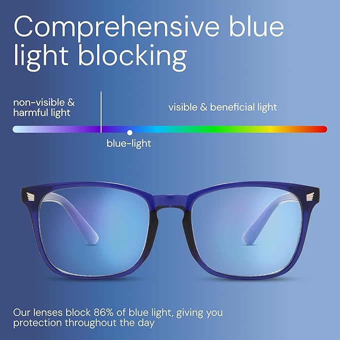 DreamGaze 99.9% Blue Light Blocking Glasses for Better Sleep - Anti Blue Light Glasses Men - Premium Computer Gaming Glasses