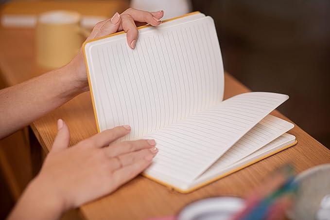 Hardcover Ruled Journal with Thick 100 gsm College Ruled Paper A5 size (8.3 inches x 5.4 inches) - Daily Writing Notebook Journal for Travel, School and Office Use - Diary Journal for Women and Men - Royal Blue