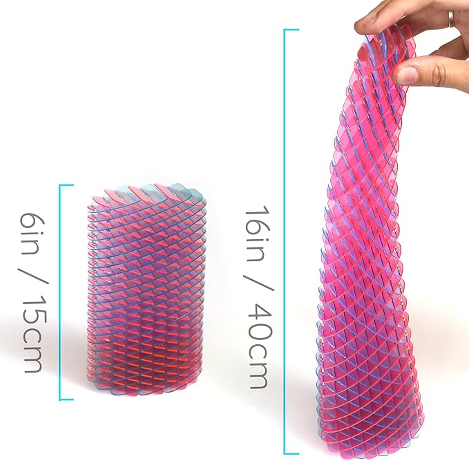 Morf Fidget Sensory Spring Berry – Bendy Elastic Fidget Toy for Kids and Adults, Dynamic Spring Toy with Color Transitions, Perfect for Sensory Play, Calming Stress Relief