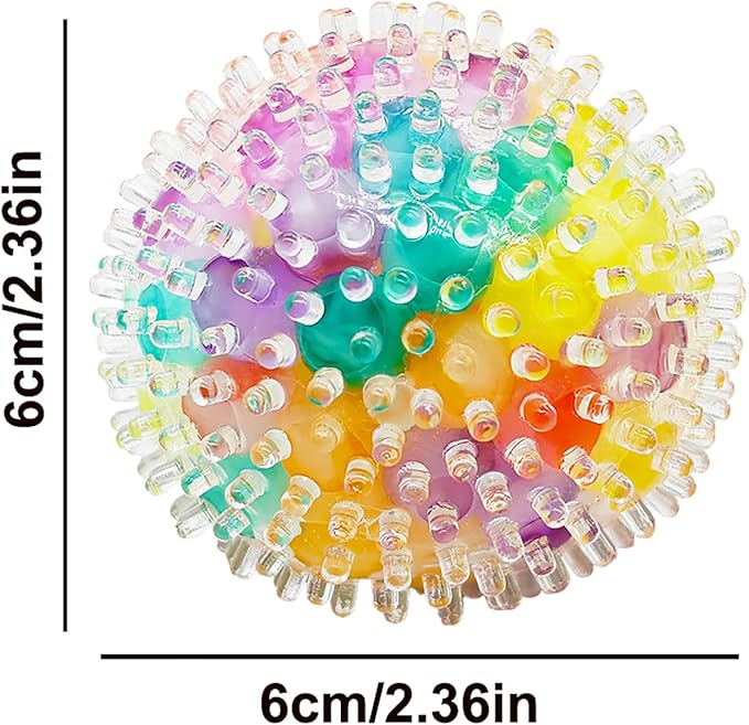 4 Pcs Squishy Stress Balls Fidget Toys for Adults, Stress Relief Squeeze Fidget Balls Set for Party Favors Birthday and Goodie Bag Stuffers