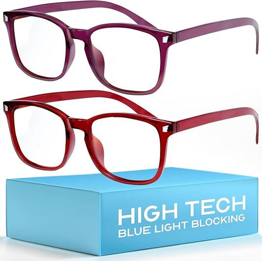 livho High Tech Blue Light Glasses - Advanced up to 99% Blue Light Blocking Computer Glasses - Screen Fatigue & UV Protection