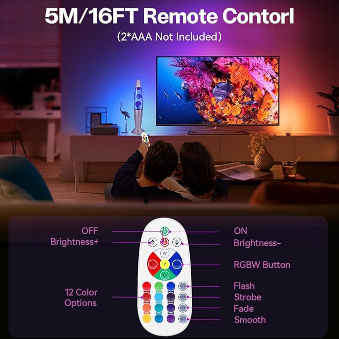 17 Color Changing Liquid Motion Lamp with Remote: 16 inches Large LED Night Lights, Christmas Gifts Table Lamp for Adults and Kids Bedroom,Home Decoration Mood Lighting, Pink Wax