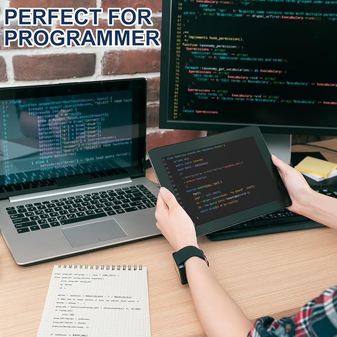 3 Pack Graph Paper Spiral Notepad A5 Top Wirebound Notepad Grid Notebook Steno Pads Memo Notebook Grid Paper 140 Pages for Writing Sketching Drawing Office Supplies (Dark Color)