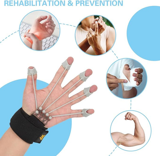 Finger Strengthener Stroke Recovery Physical Therapy Equipment Stretcher Hand Strengthener Hand Workout Extension Exerciser Hand Grip Trainer