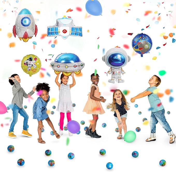 96 Pcs Globe Squeeze Balls Bulk,2 inch Earth Stress Relief Balls,Soft Foam Stress Ball Toy for Finger Exercise, Foam Squeezable Balls Classroom School Office Party Favors