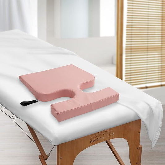 Saloniture Women's Comfort Cushion - Massage Table Wedge Bolster Pillow, Pink