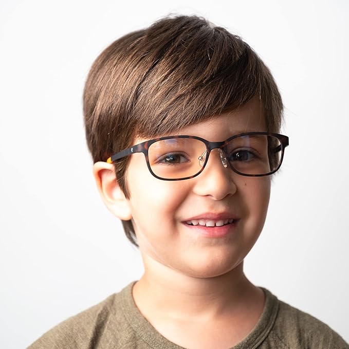 Horus X ® • Blue Light Glasses for Kids | Gaming glasses | Screen Protection for boys and girls | HELSINKI Orange