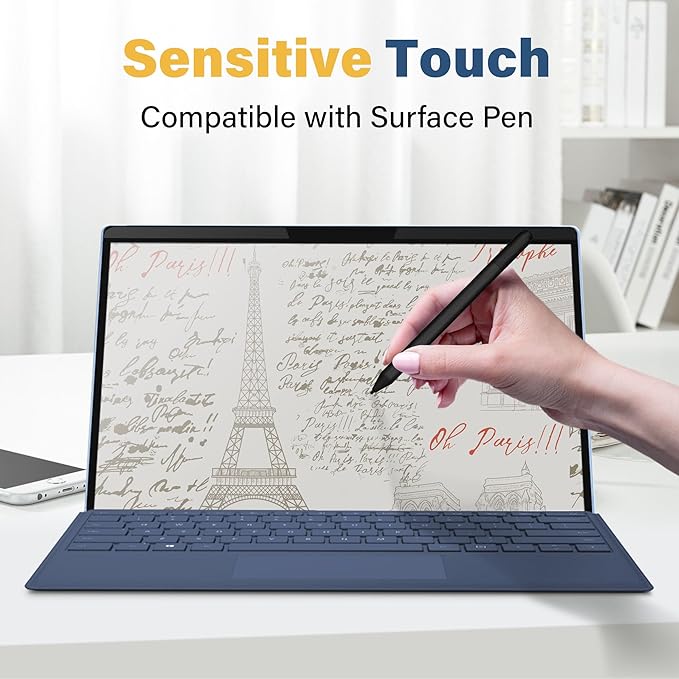SenseAGE Magnetic Privacy Screen Protector for Surface Pro 13 Inch (11,10, X, 9, 8), Removable Privacy Filter, Anti-Blue Light, Glare and Laptop Screen Accessory For Surface, Office Accessories