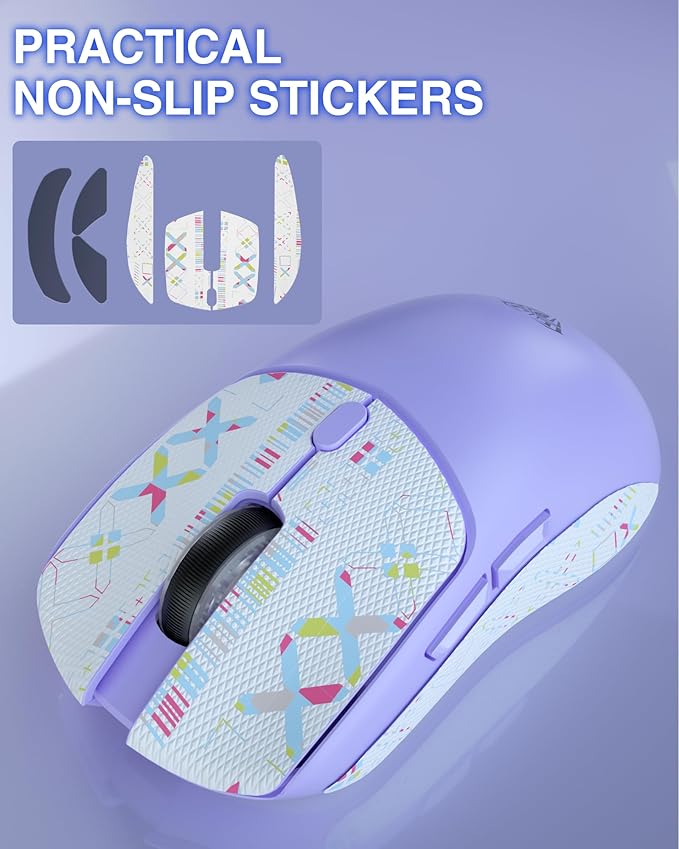 AULA SC580X Wireless Gaming Mouse, Tri-Mode 2.4G/BT5.0/USB-C Gaming Mice with 12000 DPI, 6 Programmable Buttons, Rechargeable Computer Mouse for Laptop/PC/Mac/Tablet