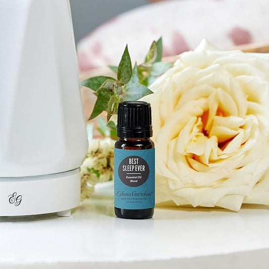 Edens Garden Best Sleep Ever Essential Oil Blend- 100% Pure Premium Grade, Undiluted, Natural, Therapeutic, Aromatherapy, The Best for Diffusing, Skin, Candle, Humidifiers 10 ml (.33 fl oz)