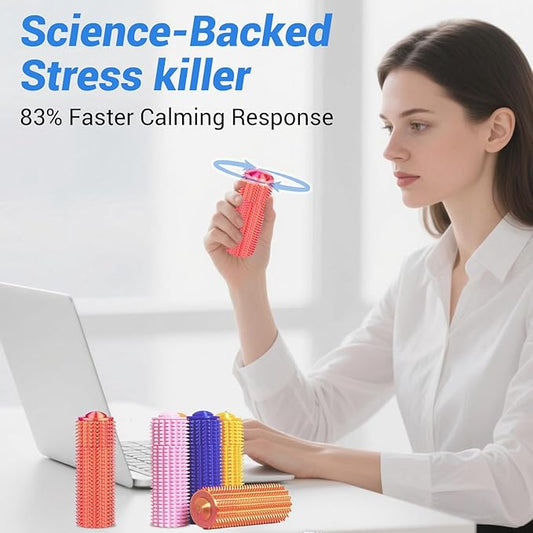 Little Ouchies Fidget Toy, Spike Roller Toy, Adults Pain stim Fidget Toy, Sensory Toy for Anxiety Relief Skin Picking, Press and Rotate Adults Spiky Sensory Toys, Portable ADHD Toys, Novelty Gifts