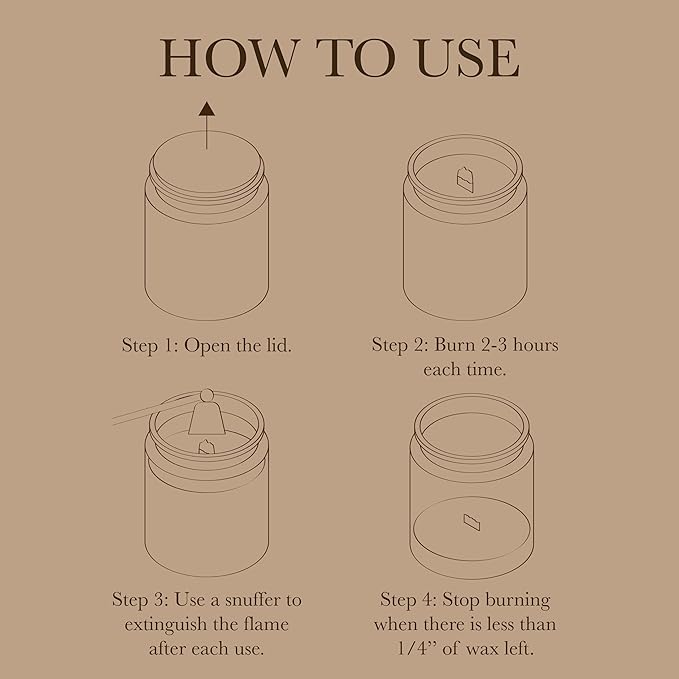 Scented Candle, 7.05 oz Citrus & Sage Aromatherapy Candle, Natural Soy Wax with Wooden Wick, Candles for Home Scented, Stress Relief Amber Jar Candle Gifts