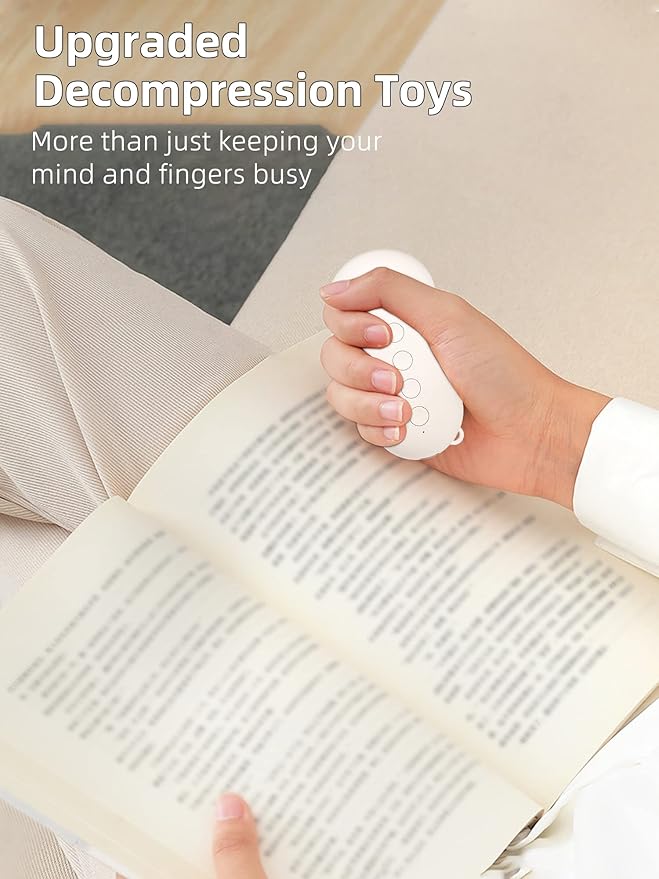 Release Microcurrent Fidget Toys, Handheld Stress Relief Toys for Adults | Help Relieve Anxiety, Stress, Tension | Kill Time | Focus | Anxiety Relief Items | ADHD Toys