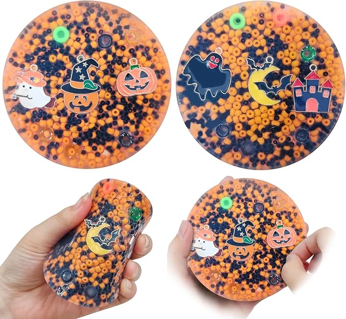 2 Pcs Picky Pads, Multicolor Picking Pad, Skin Picking Fidget Toys with Tweezer, Sensory Pick Pad, Valentine Gift for Adults with Anxiety, ADHD, Relief Stress (Round(Orange))