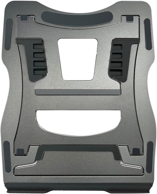 Laptop Stand, Portable Ergonomic Aluminum, 3 Folding Modes, Height Adjustable, 10''-15.6'' Laptops Cooling, Desk Stand, 40lbs Capacity, Gray