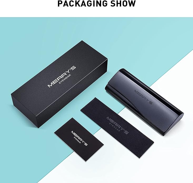 MERRY'S Men's Blue Light Blocking Glasses - Vintage Computer Reading Glasses for Men